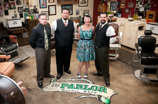 The Barbers and Beautician at The Parlor in Westminster